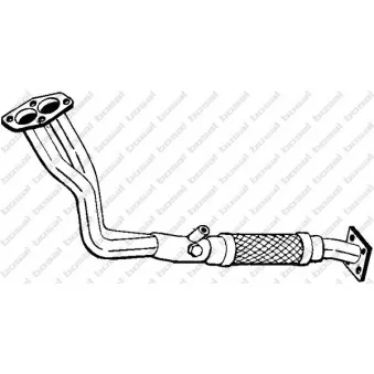 Tuyau d'échappement BOSAL 802-431