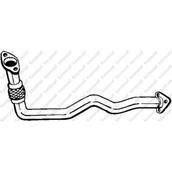 Tuyau d'échappement BOSAL 802-437
