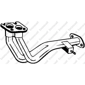 Tuyau d'échappement BOSAL 802-443
