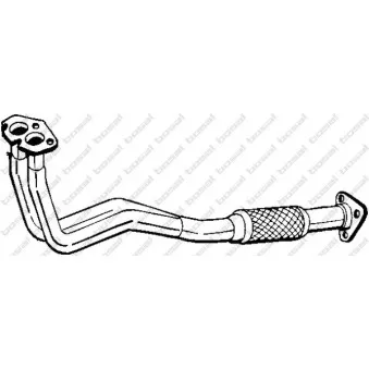 Tuyau d'échappement BOSAL 802-447