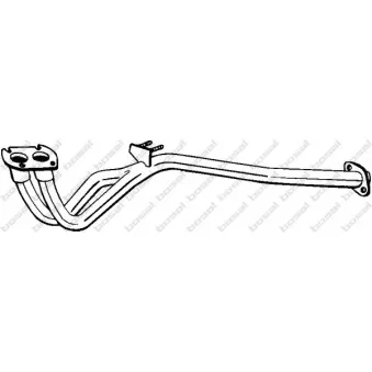 Tuyau d'échappement BOSAL 802-637