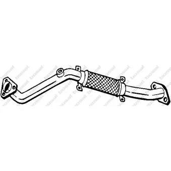 Tuyau d'échappement BOSAL 803-007