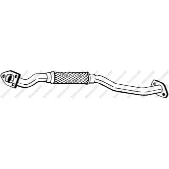 Tuyau d'échappement BOSAL 803-011