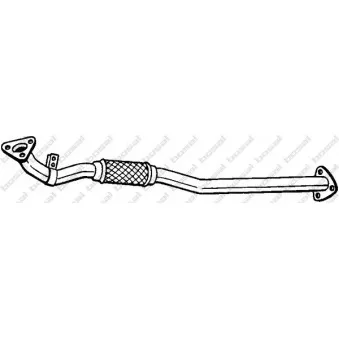 Tuyau d'échappement BOSAL 810-001