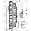 Embrayage, ventilateur de radiateur BERU LK026 - Visuel 1