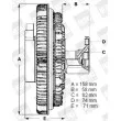 Embrayage, ventilateur de radiateur BERU LK083 - Visuel 1