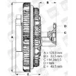 Embrayage, ventilateur de radiateur BERU LK091 - Visuel 1