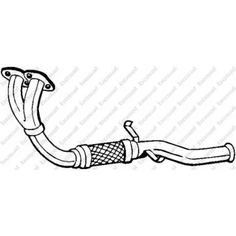 Tuyau d'échappement BOSAL 823-005