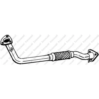 Tuyau d'échappement BOSAL 823-055