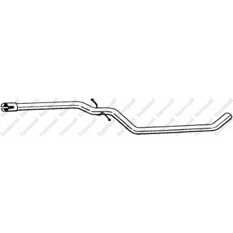 Tuyau d'échappement BOSAL 823-081