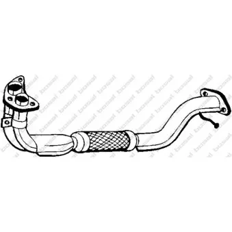 Tuyau d'échappement BOSAL 823-151