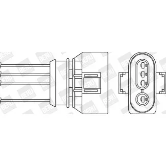 Sonde lambda BERU OPH006