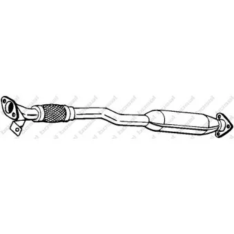 Tuyau d'échappement BOSAL 823-261