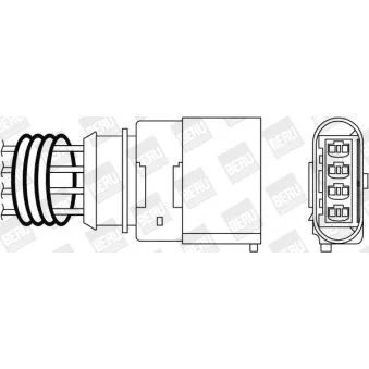 Sonde lambda BERU OPH054
