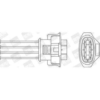 Sonde lambda BERU OPH083