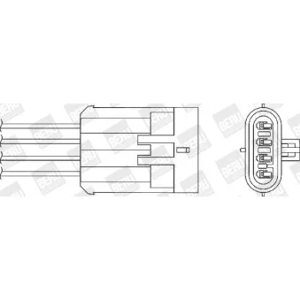 Sonde lambda BERU OPH086