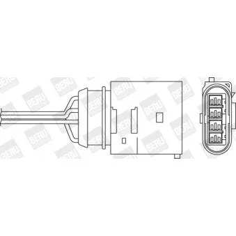 Sonde lambda BERU OPH093