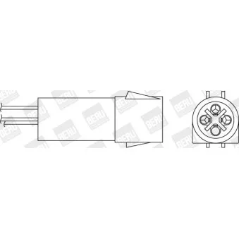 Sonde lambda BERU OZH006