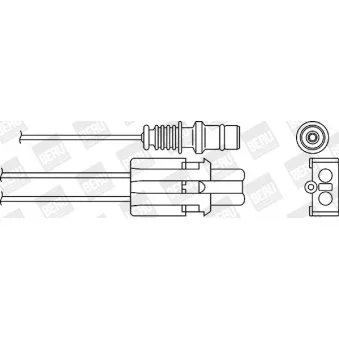 Sonde lambda BERU OZH007