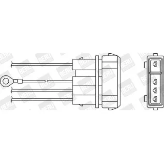 Sonde lambda BERU OZH008