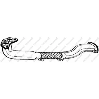 Tuyau d'échappement BOSAL 823-371