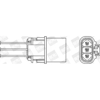 Sonde lambda BERU OZH011