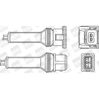 Sonde lambda BERU OZH035