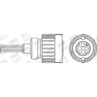 Sonde lambda BERU OZH039