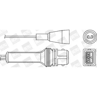 Sonde lambda BERU OZH044