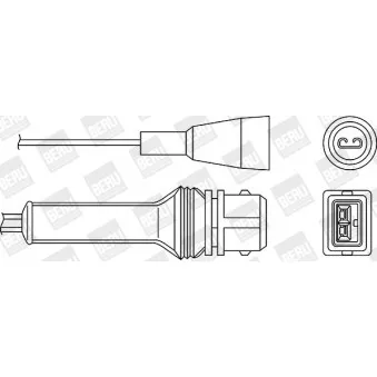 Sonde lambda BERU OZH046