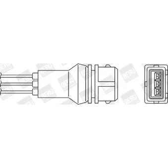 Sonde lambda BERU OZH047