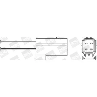 Sonde lambda BERU OZH053