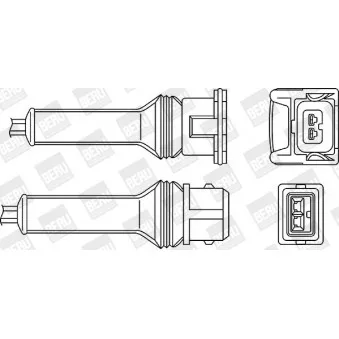 Sonde lambda BERU OZH055