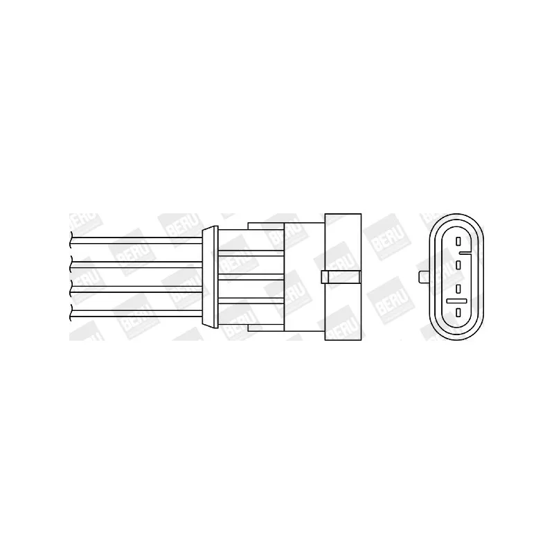 Sonde lambda BERU OZH064
