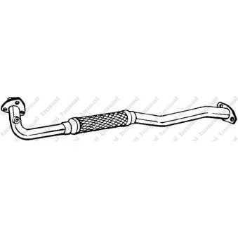 Tuyau d'échappement BOSAL 823-687