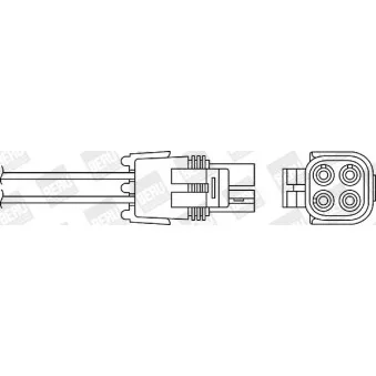 Sonde lambda BERU OZH087
