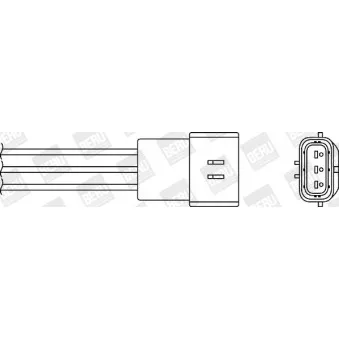 Sonde lambda BERU OZH095