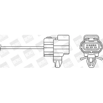 Sonde lambda BERU OZH100