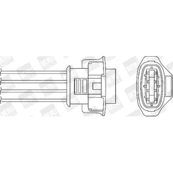 Sonde lambda BERU OZH110