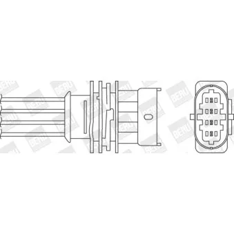 Sonde lambda BERU OZH112