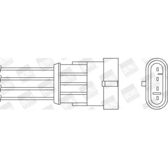 Sonde lambda BERU OZH118