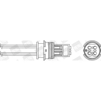Sonde lambda BERU OZH124