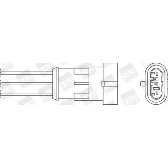 Sonde lambda BERU OZH125