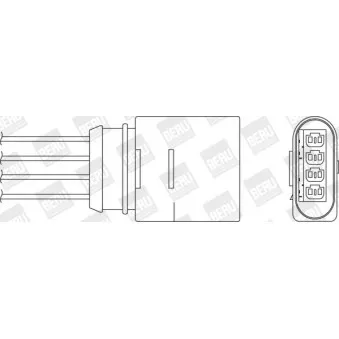 Sonde lambda BERU OZH128