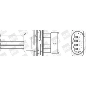 Sonde lambda BERU OZH132