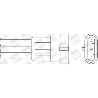 Sonde lambda BERU OZH136