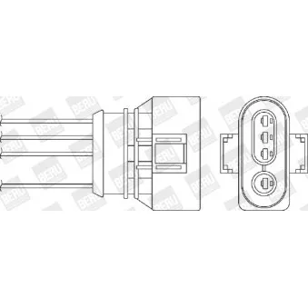 Sonde lambda BERU OZH153
