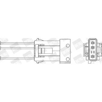 Sonde lambda BERU OZH157