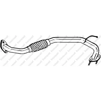 Tuyau d'échappement BOSAL 823-771