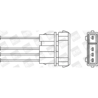 Sonde lambda BERU OZH165